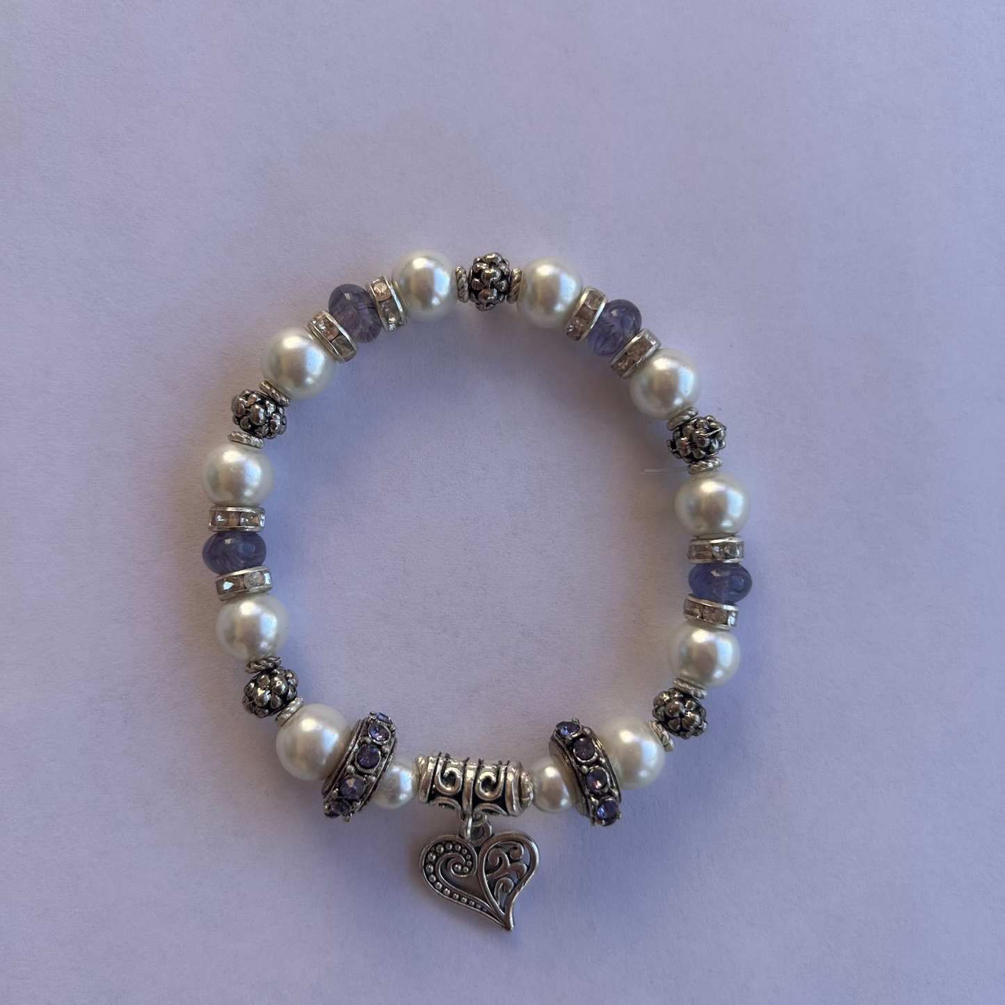 Purple Heart Bracelet