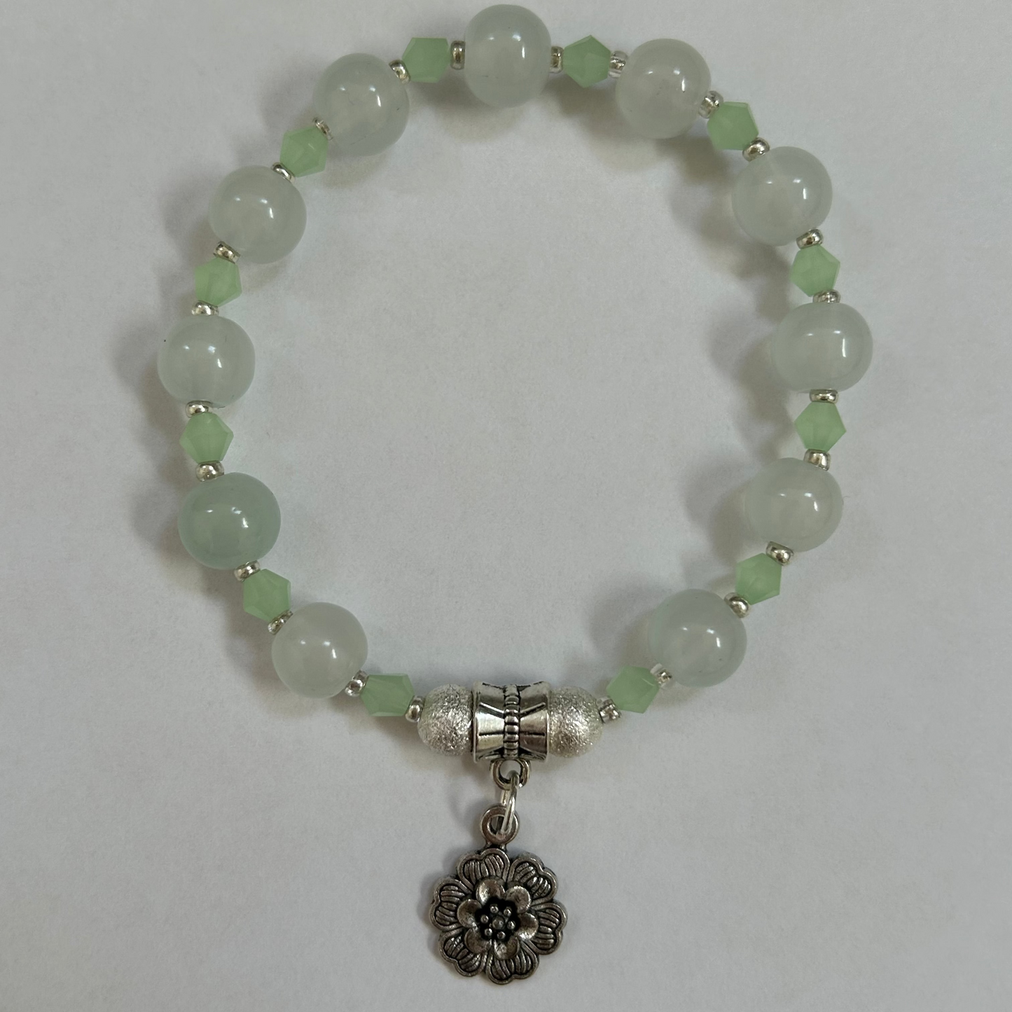 Green Flower Bracelet