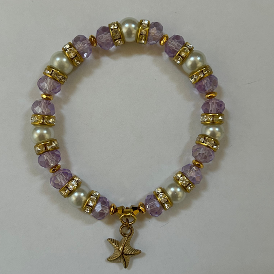 Purple Starfish Bracelet