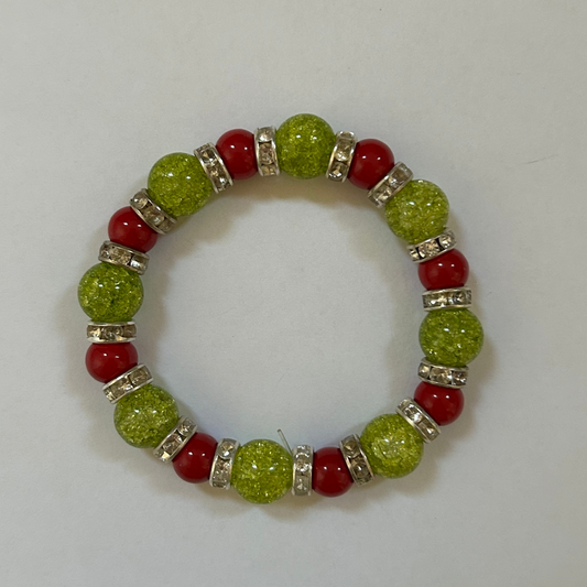 Green and Red Bracelet