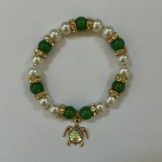 Green Turtle Bracelet