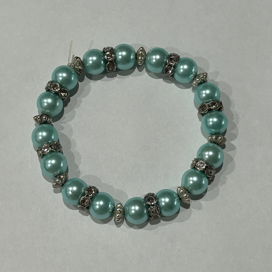 Blue Pearl Bracelet