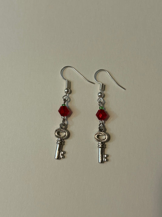Nana Strawberry Key Earrings