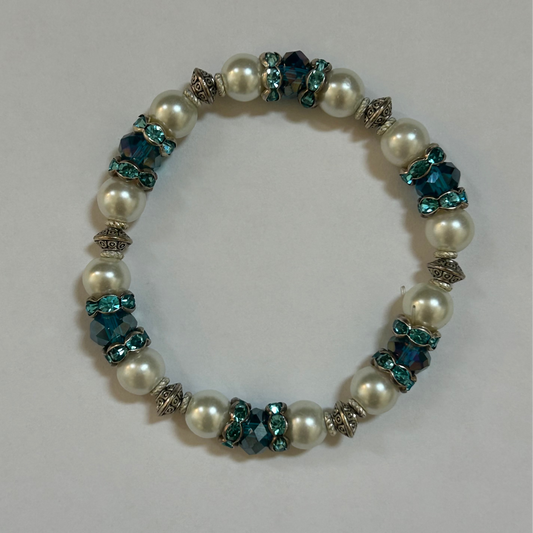 Blue Pearl Bracelet
