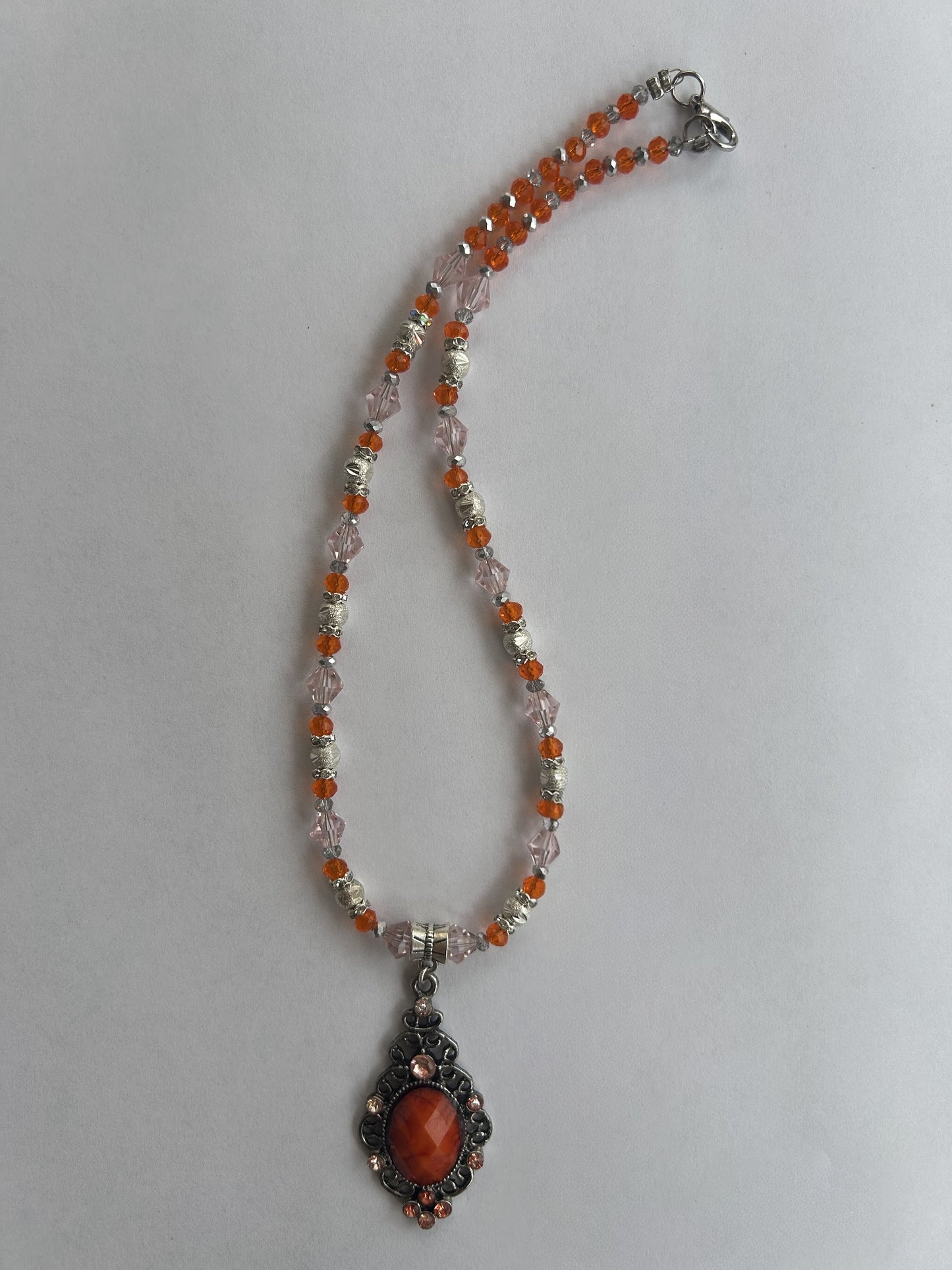 Orange and Pink Necklace